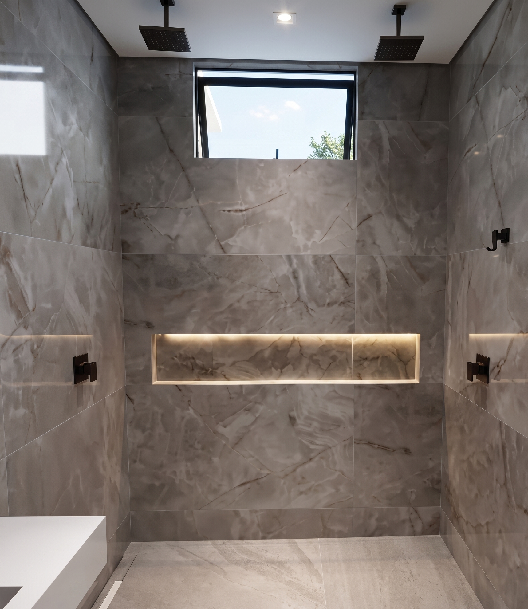 Banheiro em porcelanato